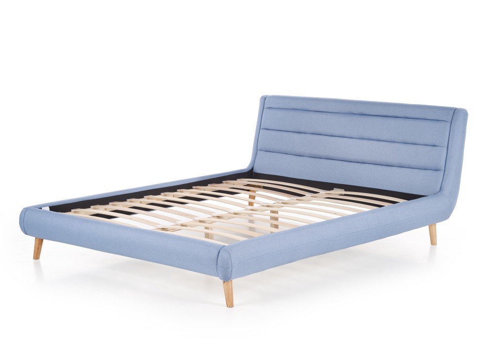 Łóżko ELANDA 140 cm niebieskie - Halmar