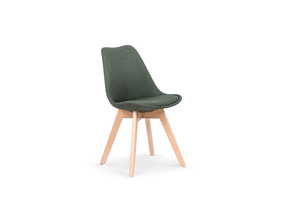 Krzesło K303 ciemny zielony / buk - Halmar