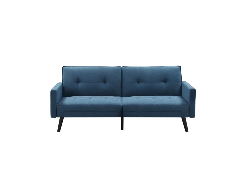 Sofa CORNER rozkładana z funkcją narożnika niebieska - Halmar