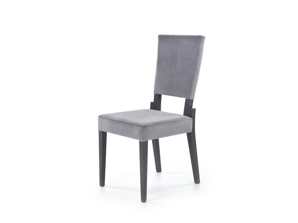 Krzesło SORBUS , tapicerka - popielaty, nogi - grafitowe - Halmar