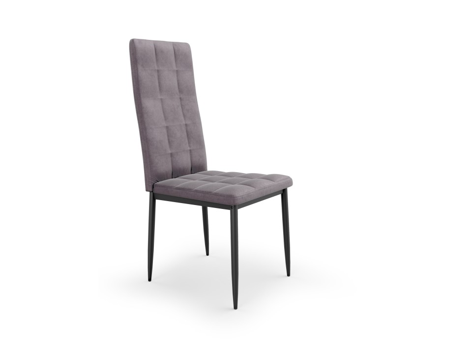 Krzesło K415 popielaty velvet - Halmar