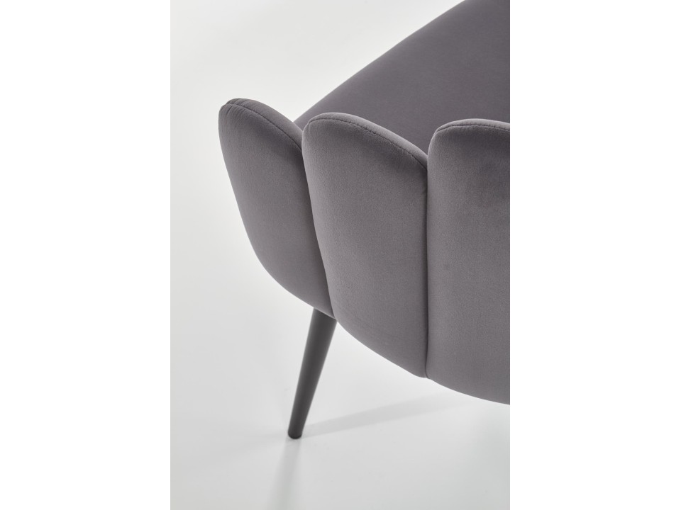Krzesło K410 popielaty velvet - Halmar