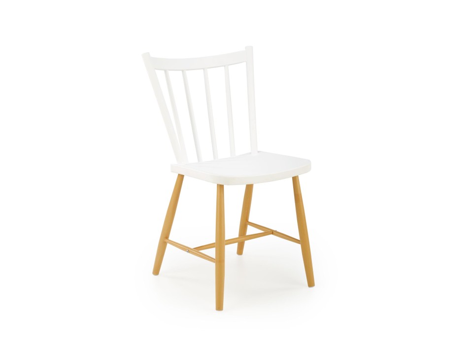 Krzesło K419 biały/naturalny - Halmar