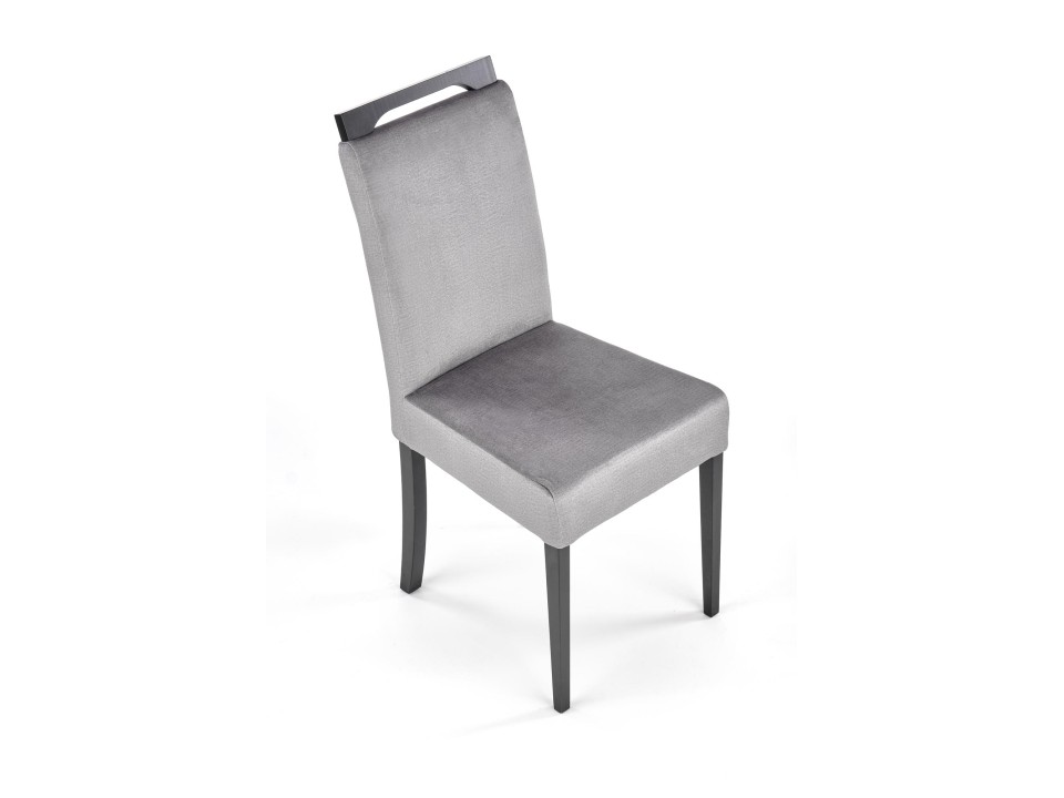 Krzesło CLARION 2 czarny / tap: MONOLITH 85 - Halmar