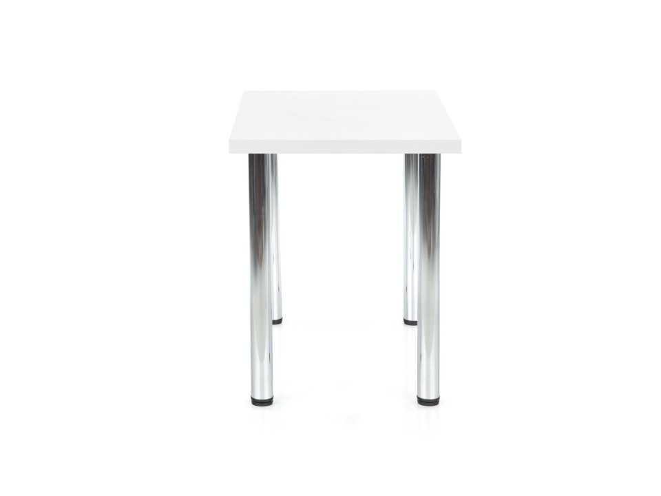 Stół MODEX 90 kolor blat - biały, nogi - chrom - Halmar