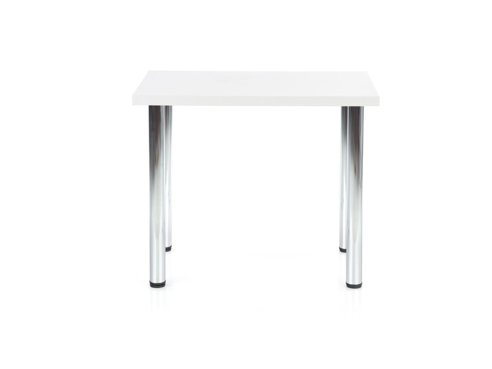 Stół MODEX 90 kolor blat - biały, nogi - chrom - Halmar