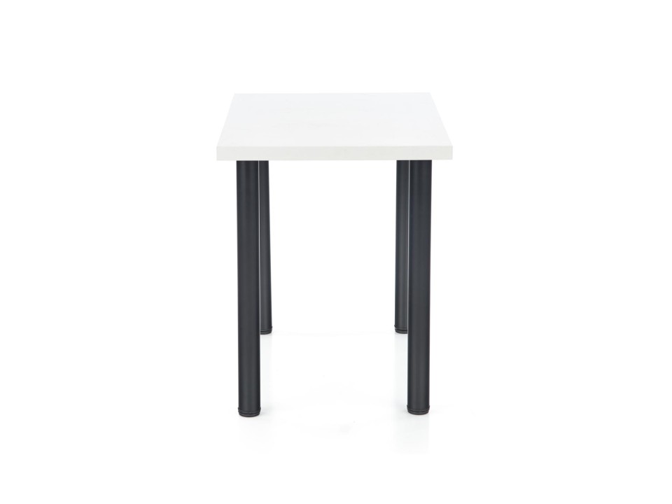 Stół MODEX 2 90 kolor blat - biały, nogi - czarny - Halmar