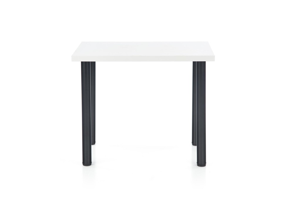 Stół MODEX 2 90 kolor blat - biały, nogi - czarny - Halmar