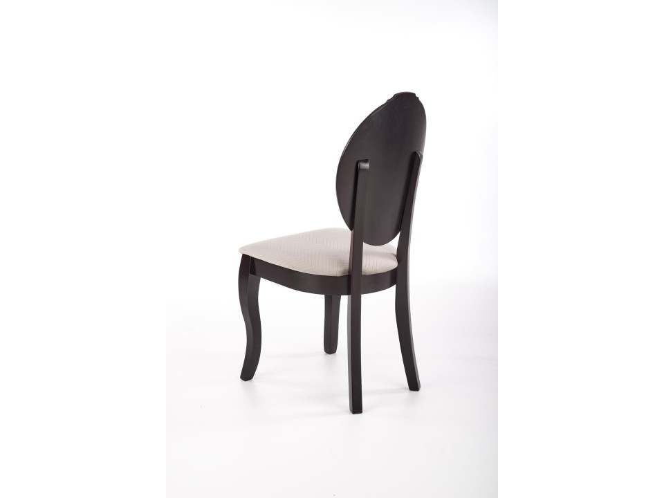 Krzesło VELO kolor czarny/beżowy - Halmar