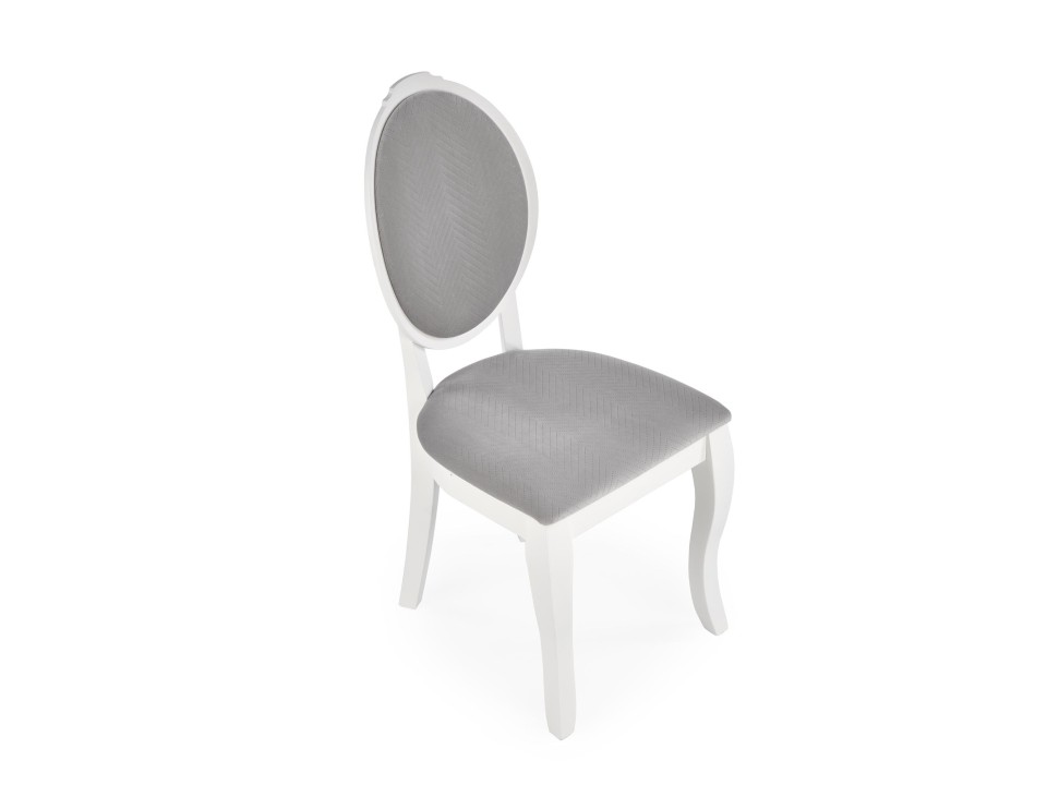 Krzesło VELO kolor biały/popiel - Halmar
