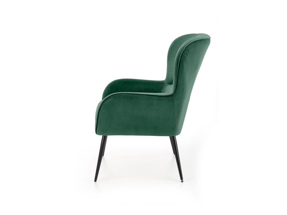 Fotel VERDON wypoczynkowy ciemny zielony - Halmar