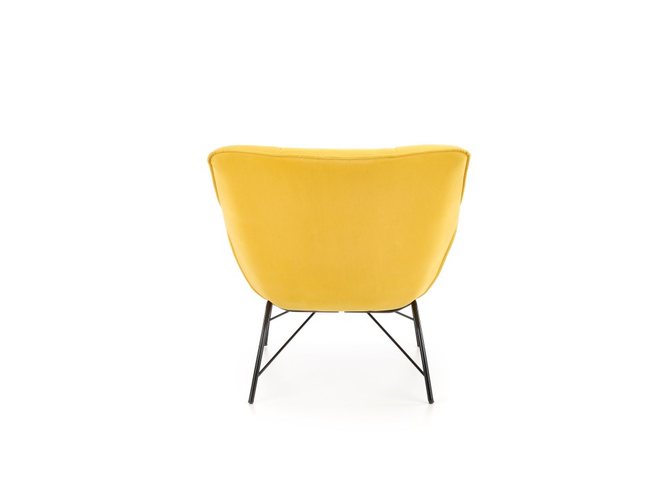 Fotel BELTON wypoczynkowy żółty - Halmar