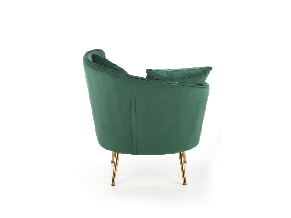 Fotel ALMOND wypoczynkowy ciemny zielony - Halmar