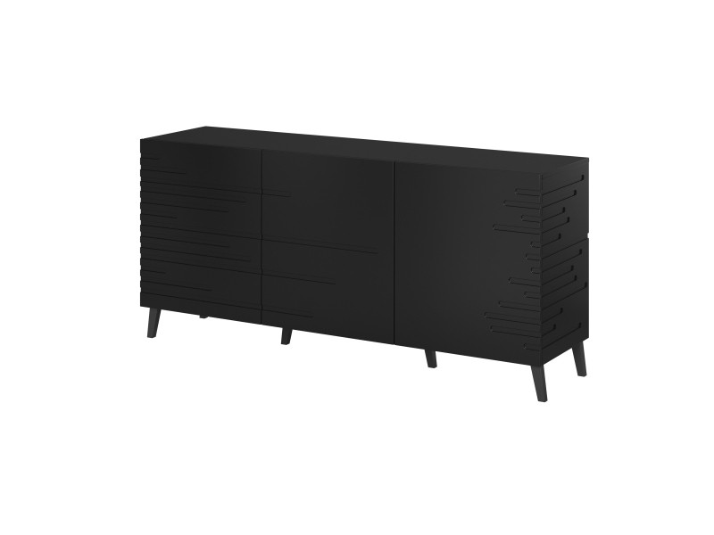 Komoda NOVA czarny mat - Halmar