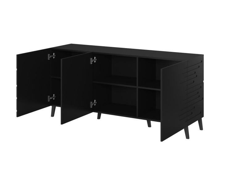 Komoda NOVA czarny mat - Halmar