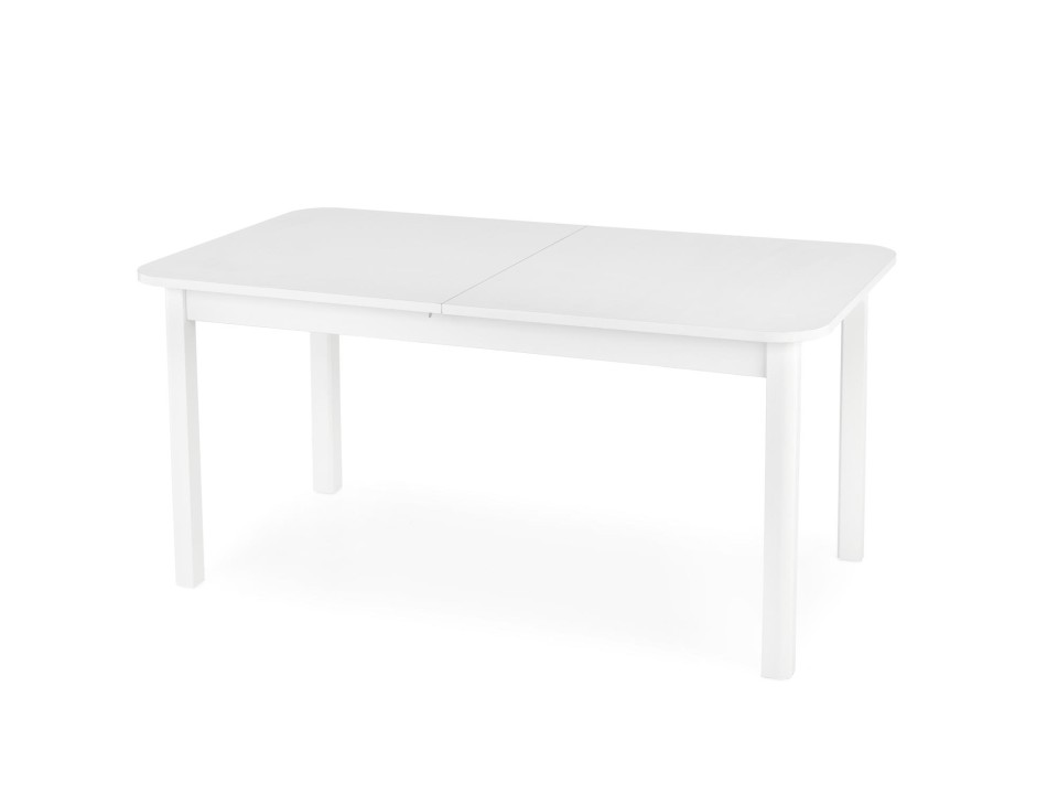 Stół FLORIAN rozkładany blat - biały, nogi - biały - Halmar