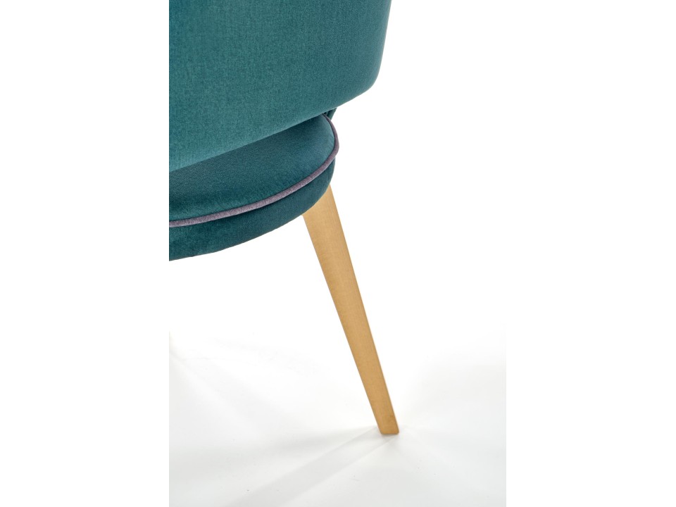 Krzesło MARINO dąb miodowy / tap. MONOLITH 37 - Halmar