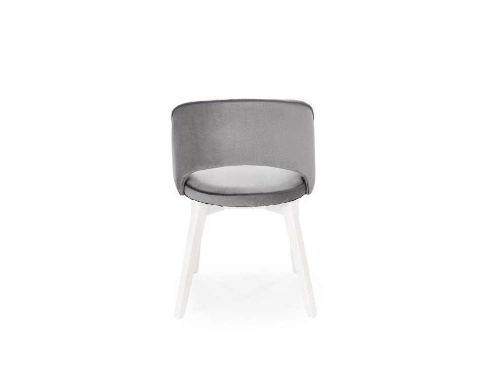 Krzesło MARINO biały / tap. MONOLITH 85 - Halmar