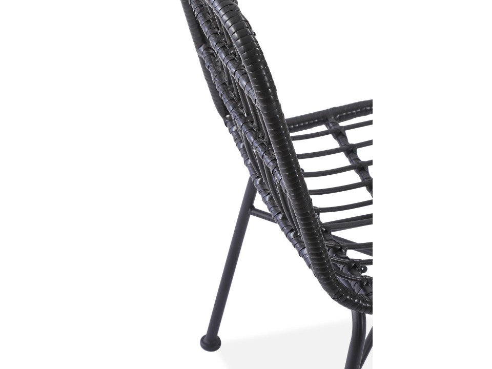 Krzesło K401 czarny / popielaty - Halmar
