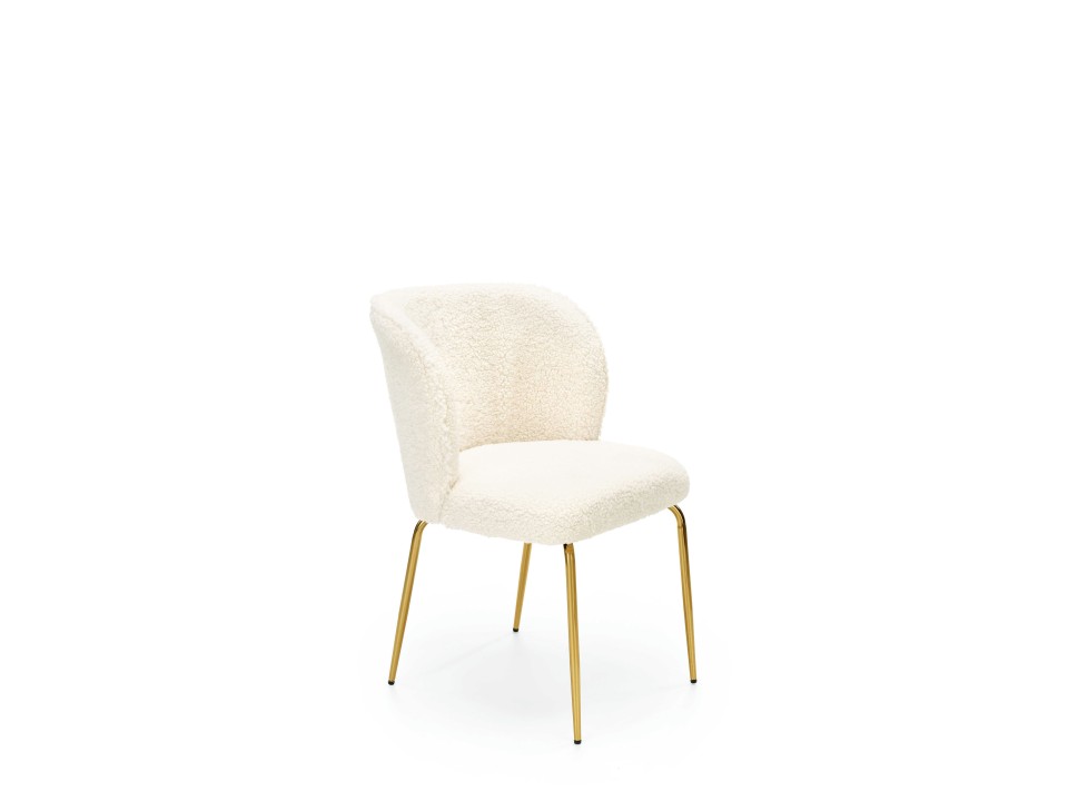 Krzesło K474 kremowy-złoty - Halmar