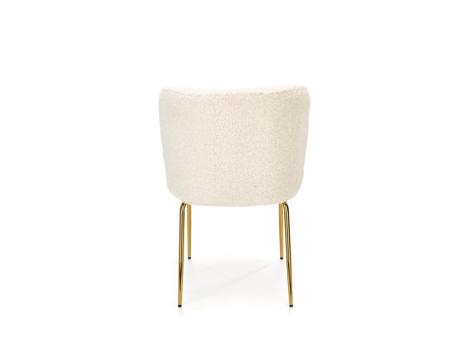 Krzesło K474 kremowy-złoty - Halmar