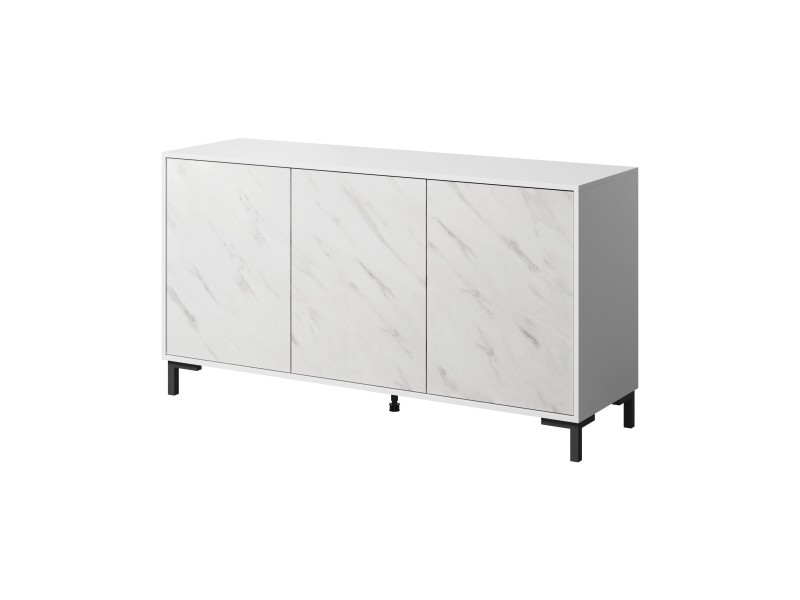 Komoda MARMO KOM150/3D biały - Halmar
