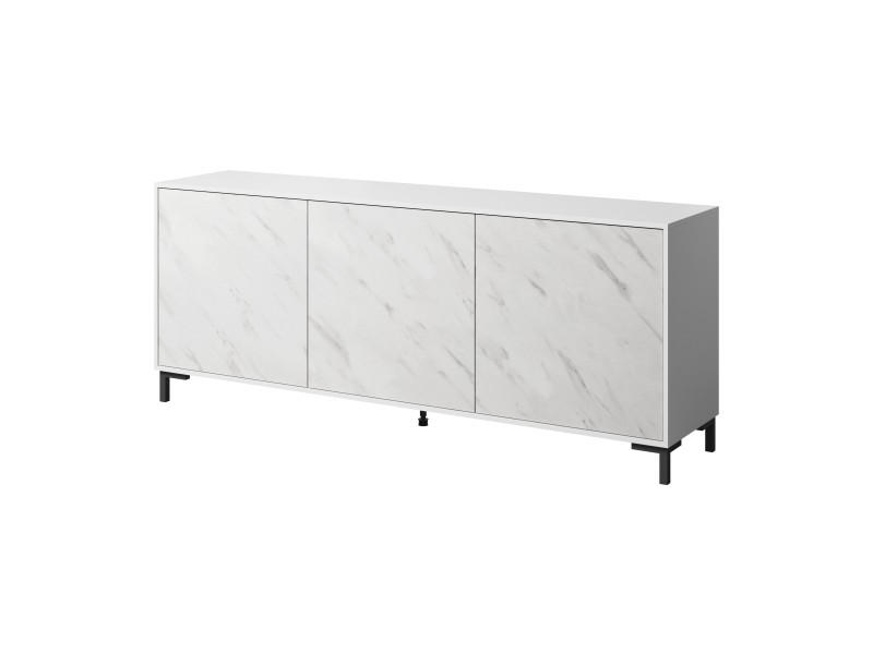 Komoda MARMO KOM200/3D biały - Halmar