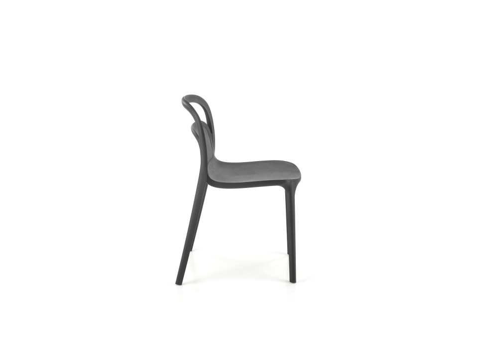 Krzesło K490 plastik czarny - Halmar