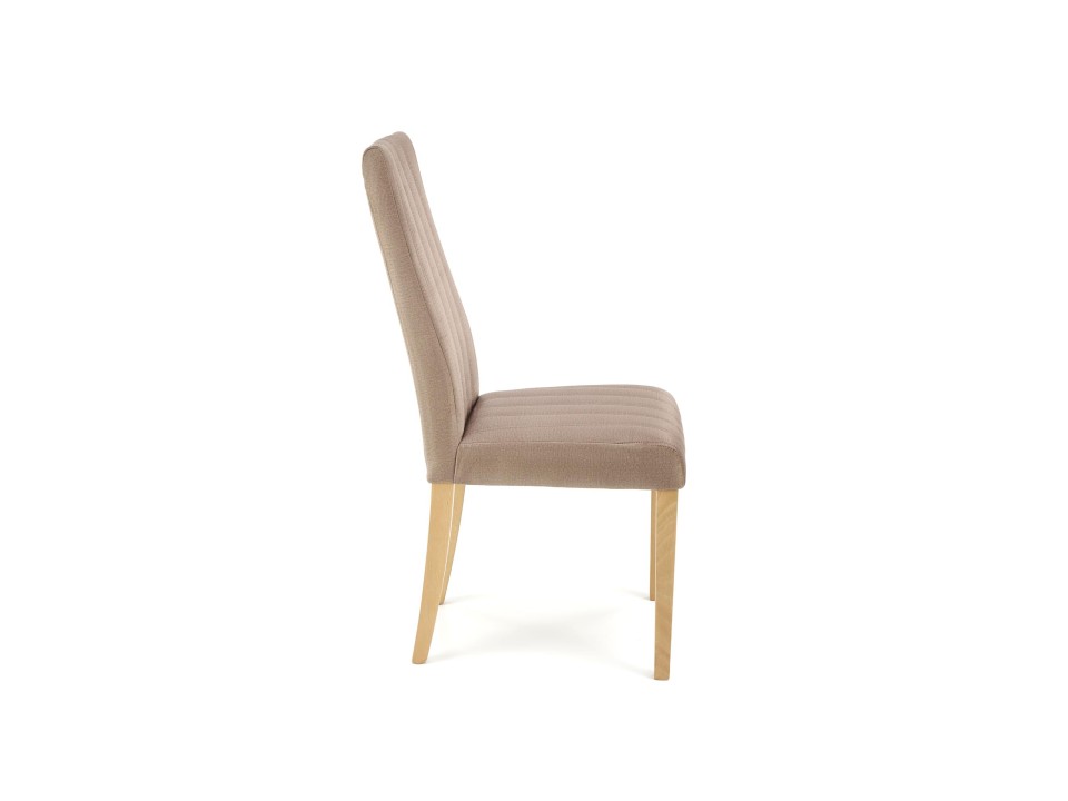 Krzesło DIEGO 3 dąb miodowy / tap. velvet pikowany Pasy - MONOLITH 09 - Halmar