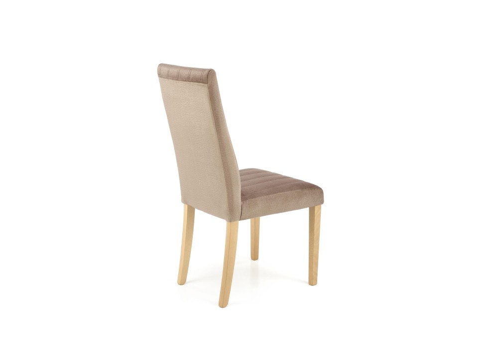 Krzesło DIEGO 3 dąb miodowy / tap. velvet pikowany Pasy - MONOLITH 09 - Halmar