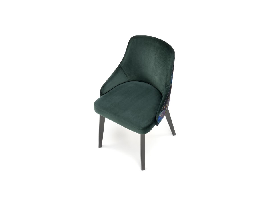 Krzesło ENDO czarny / tap: BLUVEL 78 - Halmar