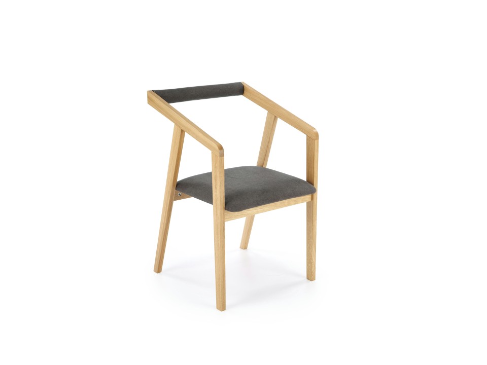 Krzesło AZUL 2 dąb naturalny / tap. popiel - Halmar