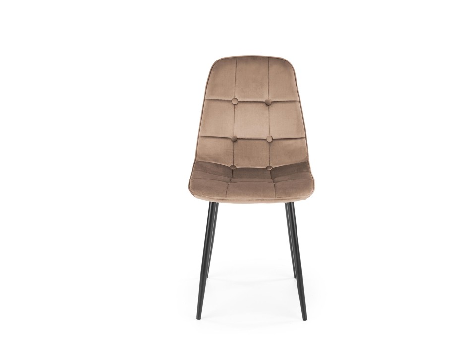 Krzesło K417 beżowy velvet - Halmar