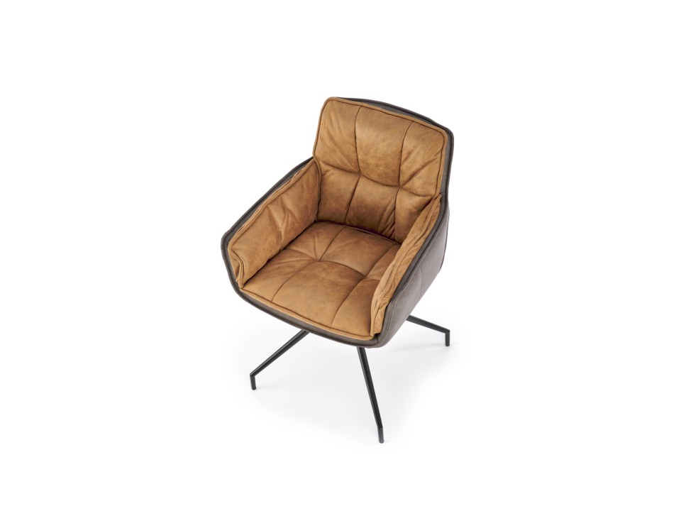 Krzesło K523 brązowy / ciemny brąz - Halmar