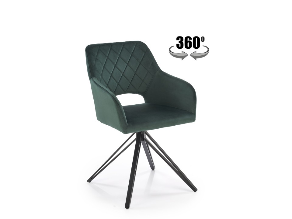 Krzesło K535 ciemny zielony - Halmar