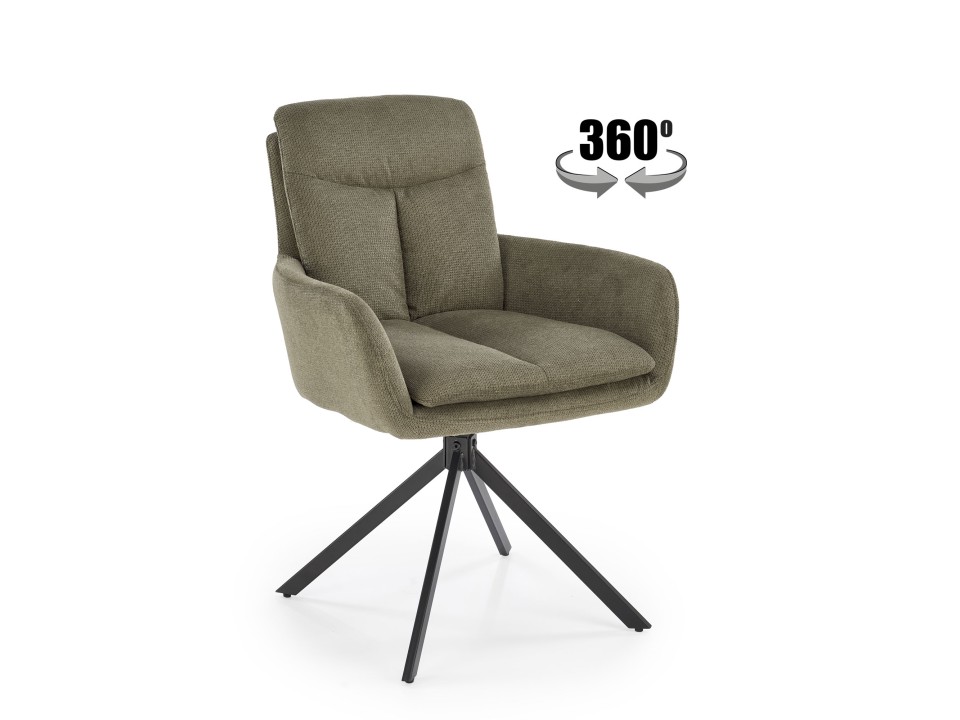 Krzesło K536 oliwkowy - Halmar