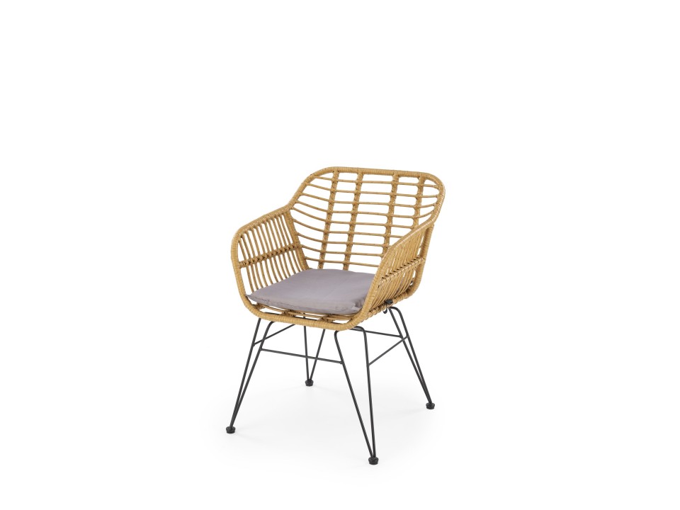 Krzesło K541 naturalny / popielaty - Halmar