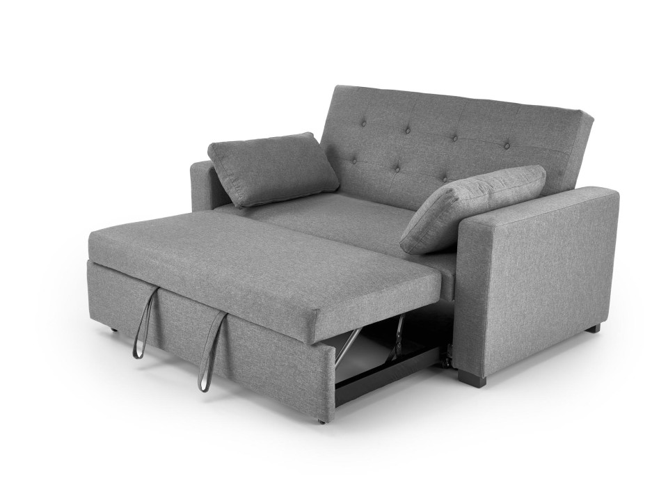 Sofa PAULINIO rozkładana, popielaty - Halmar