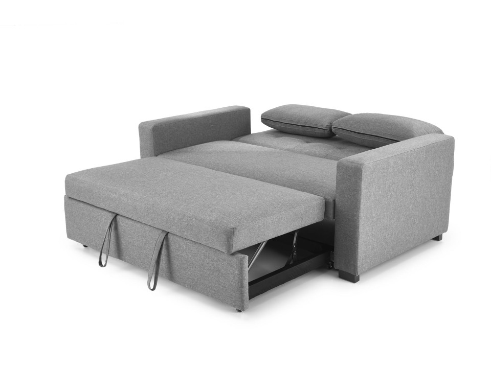 Sofa PAULINIO rozkładana, popielaty - Halmar