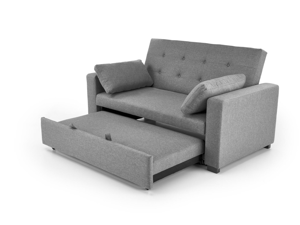 Sofa PAULINIO rozkładana, popielaty - Halmar