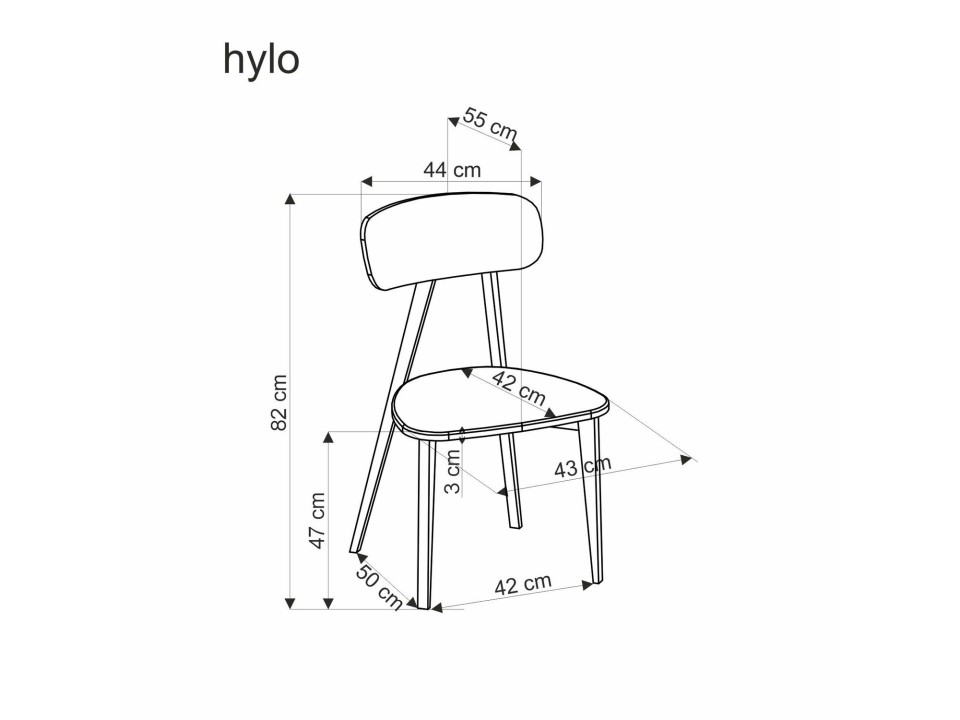 Krzesło HYLO beżowy / tap: SERTA 2 - Halmar