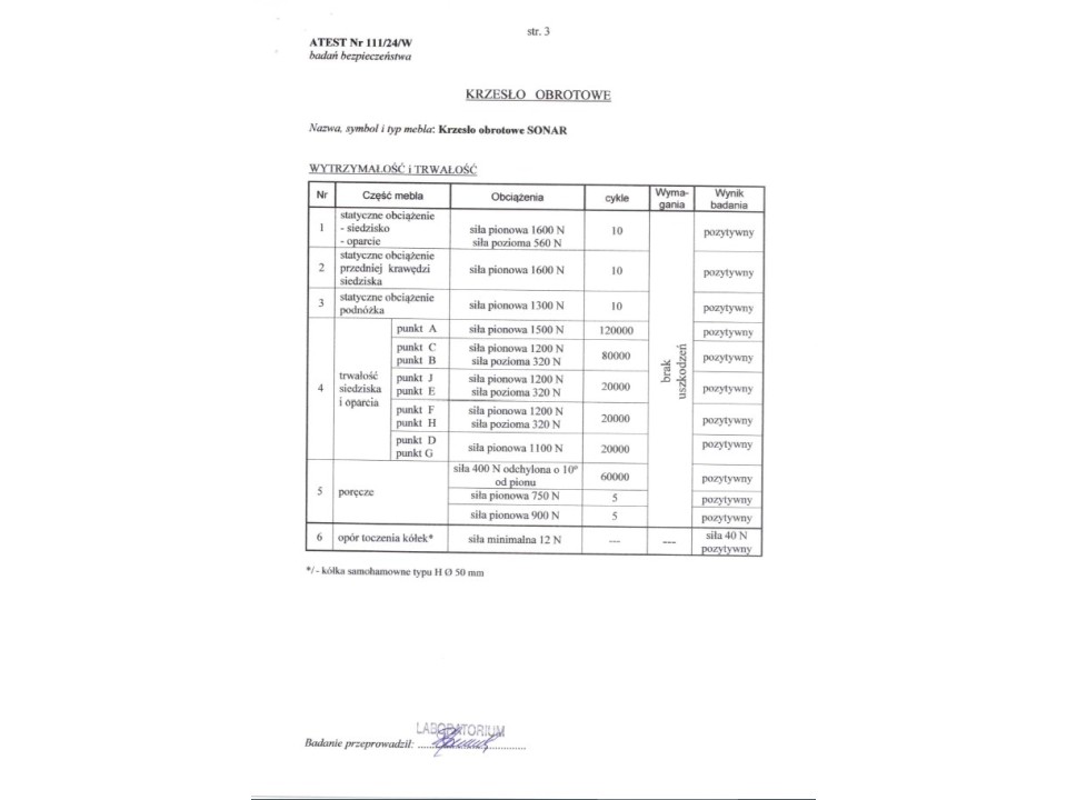 Fotel SONAR gabinetowy czarny - Halmar