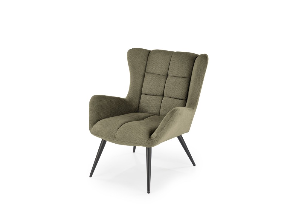 Fotel BYRON wypoczynkowy, oliwkowy - Halmar