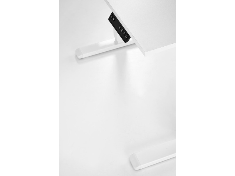 Biurko B53 z funkcją regulacji wysokości, biały - Halmar