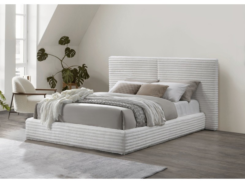 Łóżko MADERA 160 kremowy - Halmar