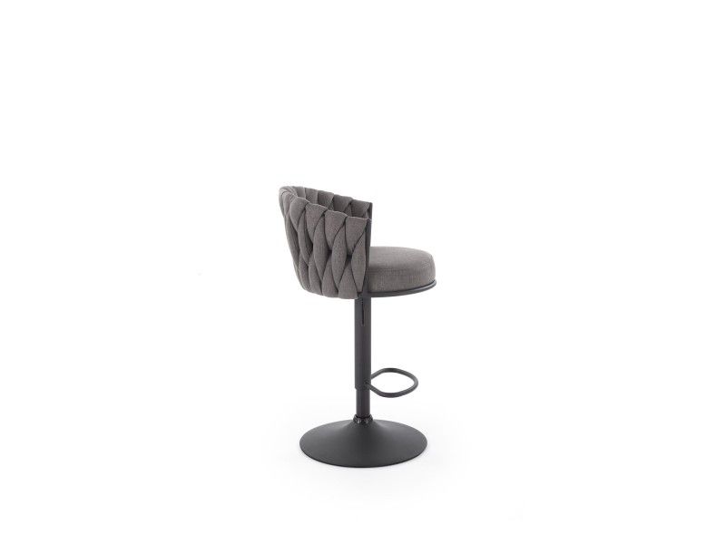 Hoker H125 , nogi - czarny, siedzisko - popielaty - Halmar