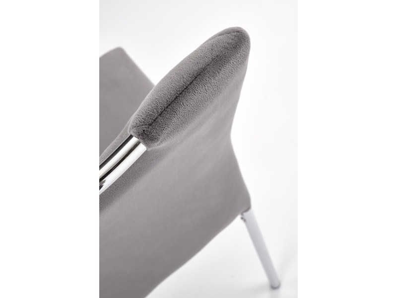 Krzesło K578 popielaty / srebrny - Halmar