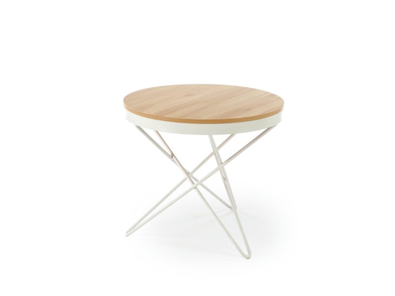 Ława LEILA , naturalny / biały - Halmar