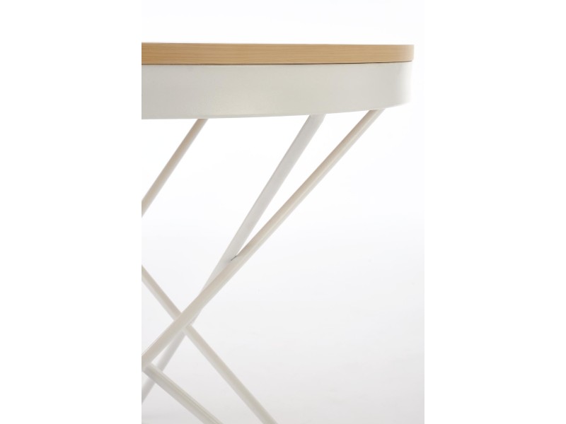 Ława LEILA , naturalny / biały - Halmar