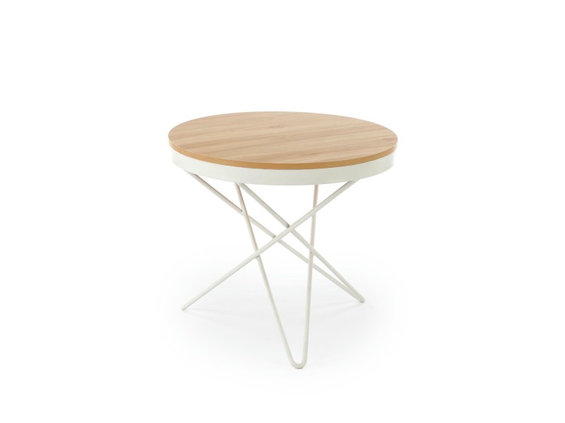 Ława LEILA , naturalny / biały - Halmar